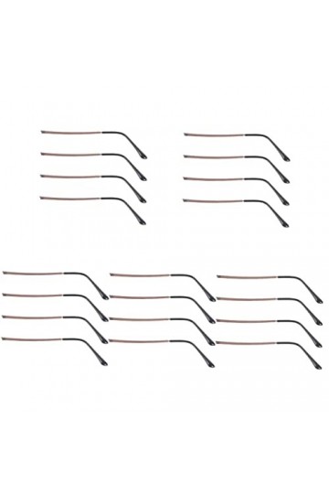 Mikikit 10 Paires Jambes De Lunettes Kit De Réparation De Lunettes Branches pour Lunettes Bras De Lunettes Temple des Lunette