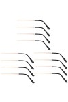 Mikikit 10 Paires Jambes De Lunettes Kit De Réparation De Lunettes Branches pour Lunettes Bras De Lunettes Temple des Lunette
