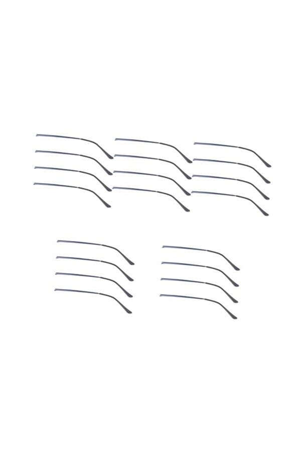 Mikikit 10 Paires Jambes De Lunettes Kit De Réparation De Lunettes Branches pour Lunettes Bras De Lunettes Temple des Lunette