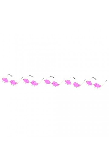 ABOOFAN 5Pcs Pas De Lunettes De Soleil Lunettes De Soleil Nuage Lunettes De Soleil Irrégulières Lunettes Nuage De Flamme Mode