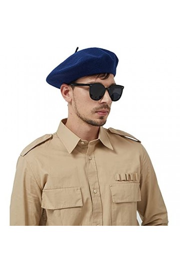 JH JOEJERRY Béret en laine, bleu marine, 7 1/4/7 1/2