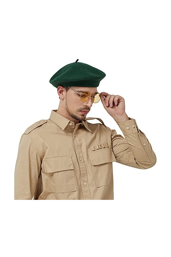 JH JOEJERRY Béret en laine, bleu marine, 7 1/4/7 1/2