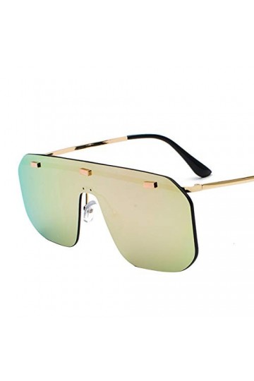 Lunettes de soleil, lunettes une pièce pour hommes et femmes, personnalité à la mode colorée, lunettes de grande forme, lunet