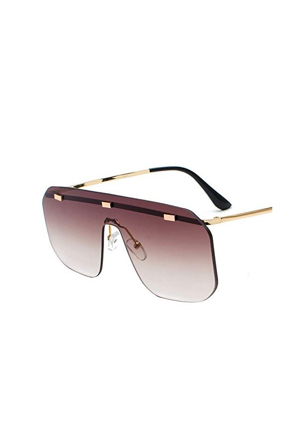 Lunettes de soleil, lunettes une pièce pour hommes et femmes, personnalité à la mode colorée, lunettes de grande forme, lunet