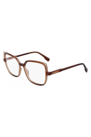 Karl Lagerfeld KL6096 KL6096 246 brown light brown vista Mens Acetate, Standard, 55 KL6096 Sunglasses, 55 Unisex
