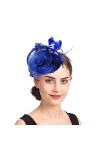 Épingles à cheveux Femme Accessoires Coiffure Mariage Chapeau Bibis Fascinator Bride Élégante Serre-tête pour Cocktail Derby 