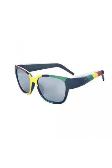 RUYIQUQU Lunettes De Soleil Lunettes De Soleil Avec Tube De Rangement En Papier À Cornes Cachée Pour Hommes Femmes, Conduite 