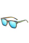 UKKDLunettes de Soleil Lunettes De Soleil en Bois Polarisé Hommes Bambou Lunettes De Soleil Femmes Lunettes De Bois dorigine