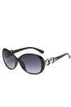VEGALA Lunette Soleil Homme Classic Square Sunglasses Female Retro Ladies Sunglasses Female Color : Black 