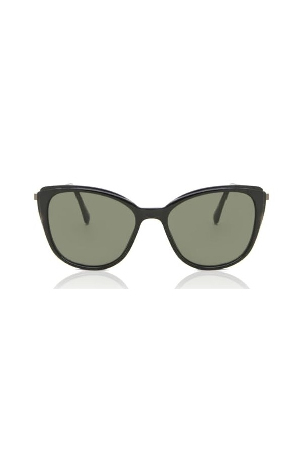 SmartBuy Collection Skye SS-CP121 51 Lunettes de soleil tendance pour femme Gris acier, Gris métal noir, 51