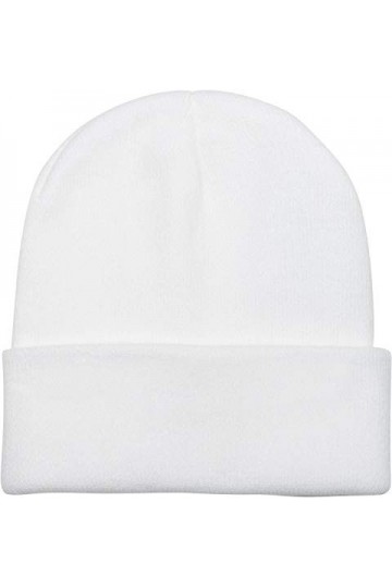 styleBREAKER Classique Bonnet Tricoté, Fine Tricot, Chaud, Unisexe 04024029, Couleur:Blanc