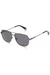 Polaroid PLD 6195/s/x Sunglasses, KJ1/M9 DK Ruthenium, 58 Unisex