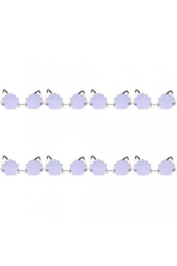 Cabilock 8 Pièces Lunettes De Soleil Coquille Lunettes De Soleil Claires Pour Hommes Lunettes De Fête Verres Transparents Lua