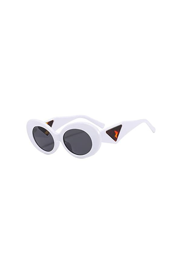 HPIRME Lunettes de soleil femmes œil de chat petites lunettes de soleil hommes lunettes de conduite en plein air UV400, C3 bl