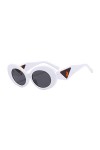HPIRME Lunettes de soleil femmes œil de chat petites lunettes de soleil hommes lunettes de conduite en plein air UV400, C3 bl