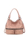 FANDARE Rétro Sac a Main Sacs Cabas Femme Sacoche Bandoulieres Cuir PU Imperméable Portés Epaule Sac Ordinateur Portable 12.9