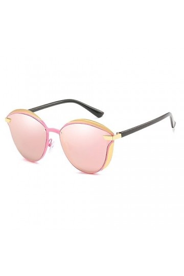HCHES Cat Eye Femmes Lunettes de Soleil Polarisées Vintage Métal Dames Lunettes de Soleil Conduite Lunettes de Soleil,3,Taill