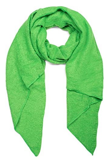 styleBREAKER écharpe pour femmes en tissu uni souple et asymétrique, hiver, étole, foulard 01017118, couleur:Pétrole
