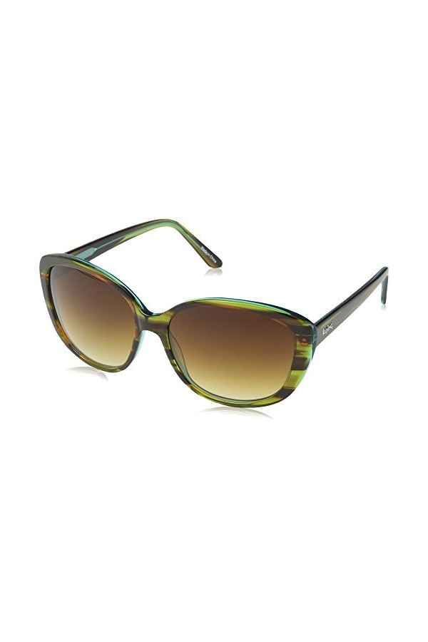 Kipling SUNGLASS FASH, Lunettes De Soleil Femme, Vert Green Tortoise , One Size UK 