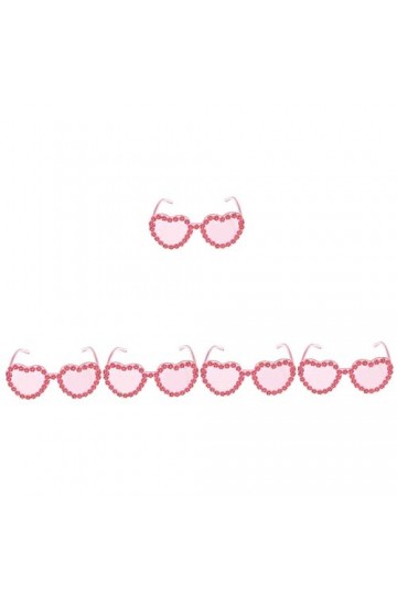 SOIMISS 5 Pièces Lunettes De Soleil Coeur Lunettes De Soleil Femme Tendance Lunettes De Soleil De Fête Dété Lunettes De Sole