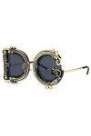 XINGYU Lettre de Mode Lunettes de Soleil Femmes Vintage Nuances de Fleurs Dames Lunettes de Soleil Uv400 pour la Conduite de 