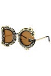 XINGYU Lettre de Mode Lunettes de Soleil Femmes Vintage Nuances de Fleurs Dames Lunettes de Soleil Uv400 pour la Conduite de 