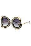 XINGYU Lettre de Mode Lunettes de Soleil Femmes Vintage Nuances de Fleurs Dames Lunettes de Soleil Uv400 pour la Conduite de 