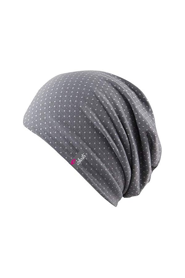 Chillouts Florence Bonnet pour Adulte Gris/Blanc Gris/Blanc Taille Unique