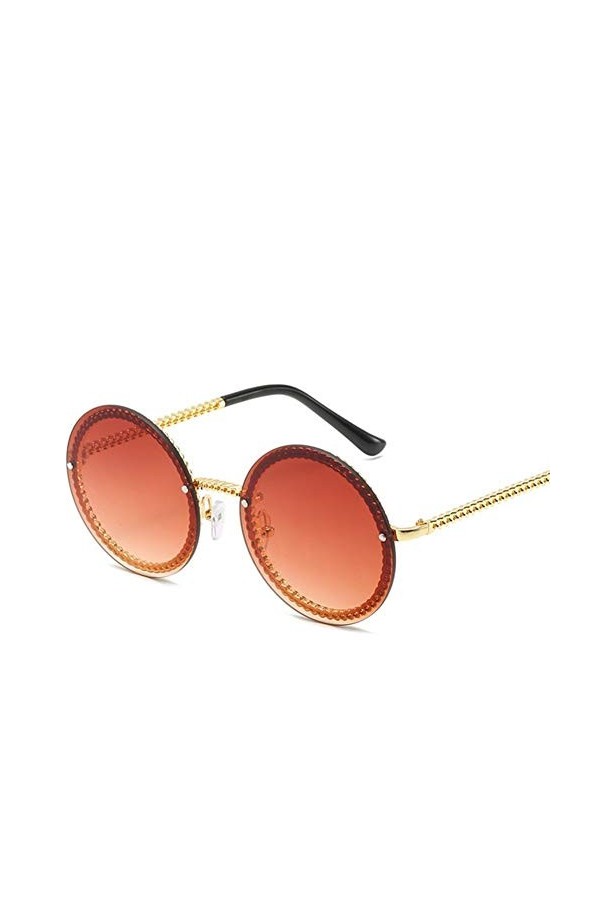 ANICHE Lunettes de Soleil pour Femmes, Luxe Rimless Feamle Shades leurope Populaire des Lunettes de Soleil Lunettes de Solei