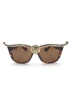 AUSUB Lunettes de Soleil Femme Surdimensionné Lion Head Shades Lunettes de Soleil Femmes Luxe Lunettes de Soleil for Les Femm