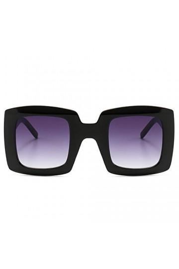 XINGYU Lunettes de Soleil carrées rétro Femmes Lunettes de Soleil surdimensionnées Mode Femme Nuances de dégradé UV400 pour C