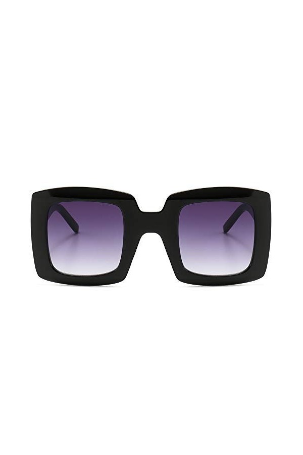 XINGYU Lunettes de Soleil carrées rétro Femmes Lunettes de Soleil surdimensionnées Mode Femme Nuances de dégradé UV400 pour C