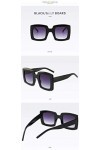 XINGYU Lunettes de Soleil carrées rétro Femmes Lunettes de Soleil surdimensionnées Mode Femme Nuances de dégradé UV400 pour C