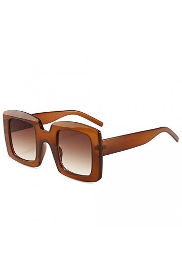 XINGYU Lunettes de Soleil carrées rétro Femmes Lunettes de Soleil surdimensionnées Mode Femme Nuances de dégradé UV400 pour C