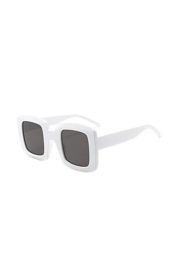 XINGYU Lunettes de Soleil carrées rétro Femmes Lunettes de Soleil surdimensionnées Mode Femme Nuances de dégradé UV400 pour C