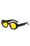 Ovale Vintage Hommes et Femmes Accessoires de Mode Vacances en Plein air Lunettes de Soleil
