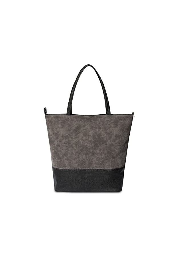 FANDARE Sacs à Main Portés Femme Cabas Sacs bandoulière Grand Capacité Sac Ordinateur Portable 12.9 Pouces Sac de Cours Sac D