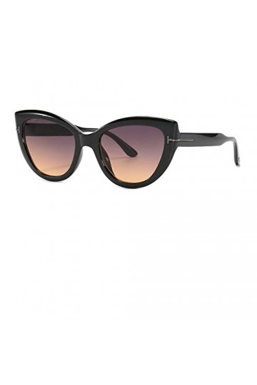 HCHES Lunettes de soleil femme œil de chat créateur de mode femme, 2, taille unique