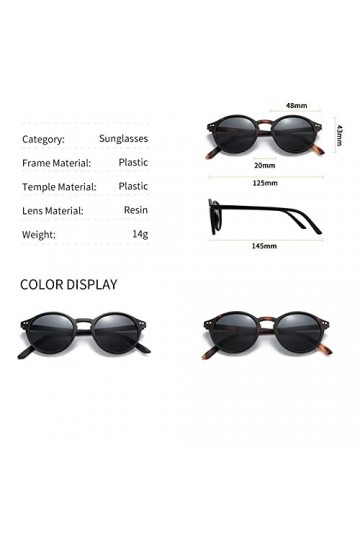 ZUHERA Mode lunettes de soleil polarisées hommes femmes rétro rond lunettes de soleil Vintage UV400 lunettes nuances lunettes