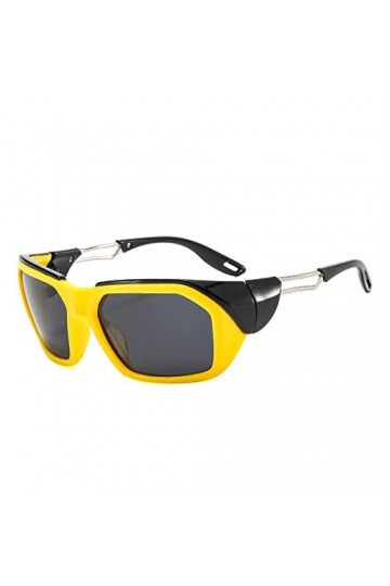 HCHES Lunettes de soleil polarisées sport hommes conduite nuances luxe grand cadre hommes lunettes de soleil cyclisme lunette