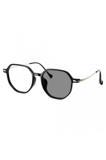 Lunettes de Lecture Photochromiques pour Femmes et Hommes, Lunettes de Lecture pour Lextérieur avec Soleil Color : Black, S