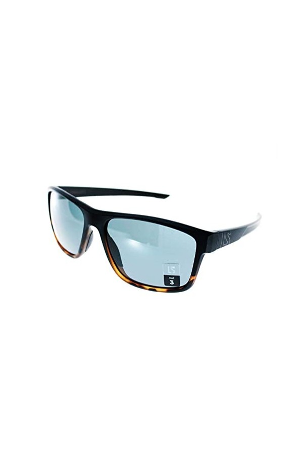 Loubsol - Lunettes de Soleil LOUBSOL ICON noir mat écaille verre gris Mixte Indice 3