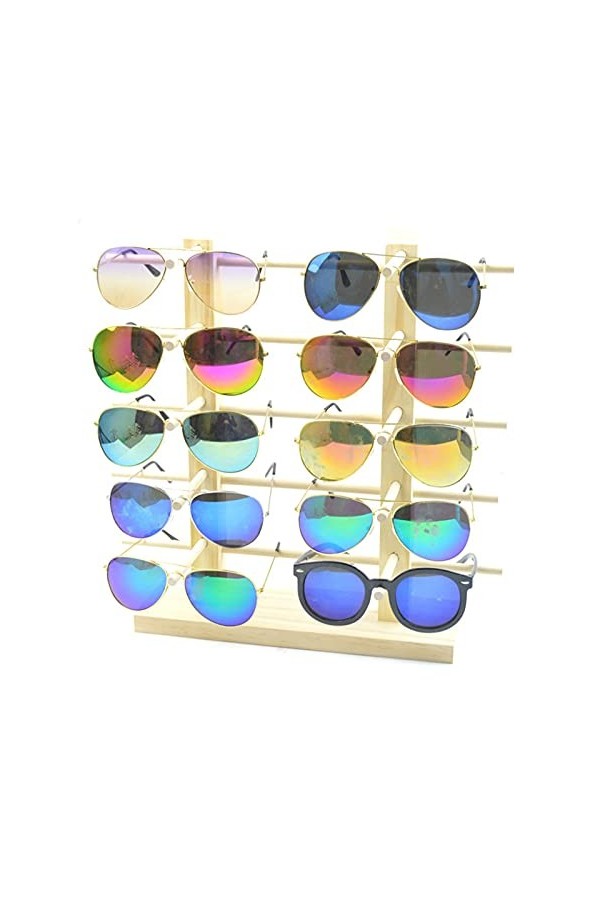 Présentoir de Lunettes de Soleil Lunettes de soleil lunettes Affichage en bois Stands Tablette Verres Affichage Afficher le s