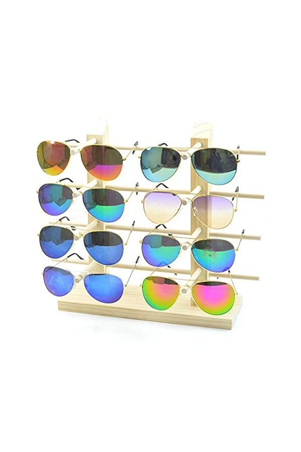 Présentoir de Lunettes de Soleil Lunettes de soleil lunettes Affichage en bois Stands Tablette Verres Affichage Afficher le s