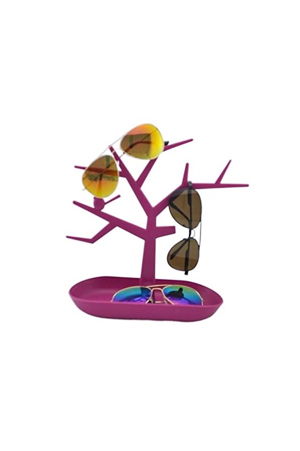 Organisateur de lunettes de soleil Lunettes de soleil suspendues de la personnalité en forme darbre lunettes Affichage Stand