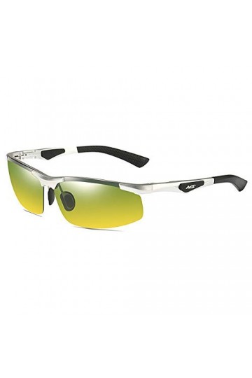 Raxinbang Lunettes de Soleil Lunettes De Soleil UV400 Anti-éblouissement en Matériau Aluminium/Magnésium Polarisé Tendance Ho