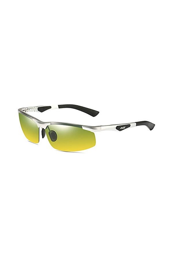 Raxinbang Lunettes de Soleil Lunettes De Soleil UV400 Anti-éblouissement en Matériau Aluminium/Magnésium Polarisé Tendance Ho