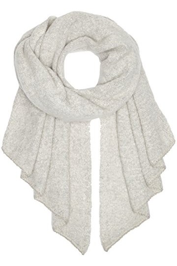 PIECES PCPYRON LONG SCARF NOOS, Écharpe, Femme, Gris Moonbeam , Taille unique