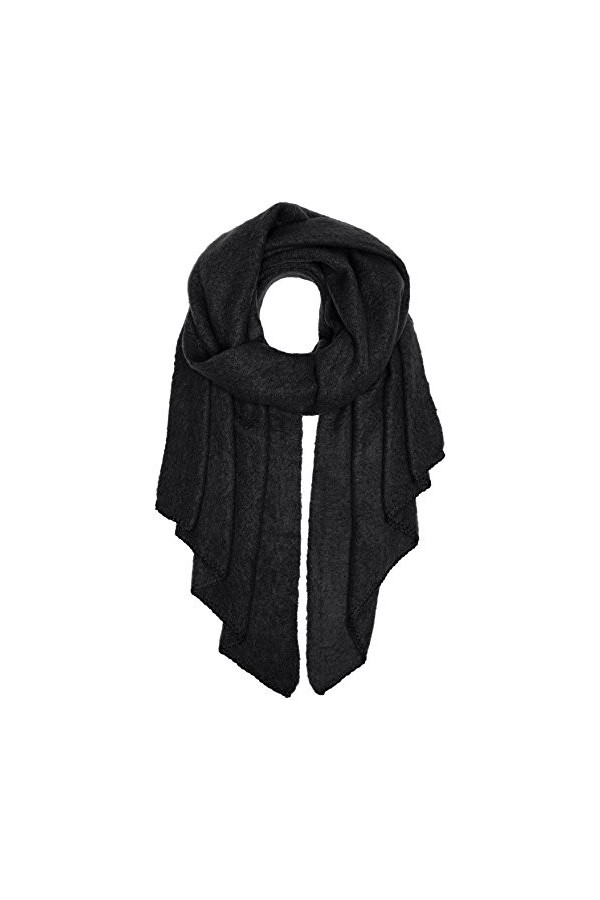 PIECES PCPYRON LONG SCARF NOOS, Écharpe, Femme, Gris Moonbeam , Taille unique