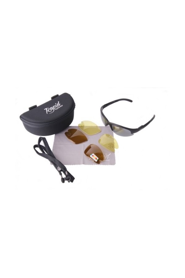 Rapid Eyewear lunettes de soleil polarisées pour conduite et moto ‘Drive’: Verres interchangeables x3 Parfaites pour condui